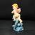Vintage Resin Angel Collectible Cherub Figurine with Dolphin Peach Pink Wings 5 thumbnail