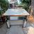Vintage USA Stacor drafting / Art table 2 pedal adjustable Industrial 2 thumbnail