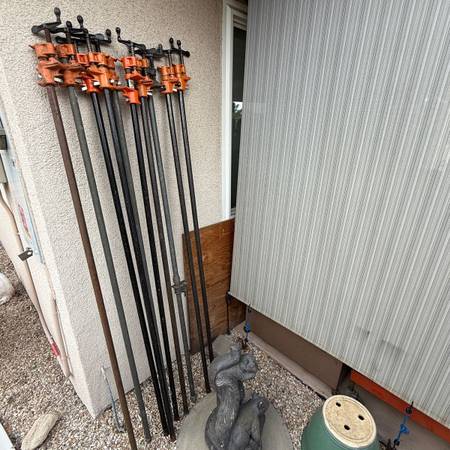 JORGENSEN 6ft 3/4” PIPE CLAMPS (Each) 1