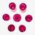 GLASSES - Bar Drinking Glasses - RED (Set of 6+1 Bell) 6 thumbnail