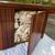 Modern Italian made-Travertine and Zebrawood Dining Table Set 14 thumbnail