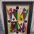 Original Abstract Oil Painting on Board - Cubist Art 1 thumbnail