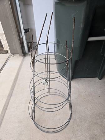 Metal Trellis for Climbing Roses or Tomotes - $5 (Kyle)63471405361923120