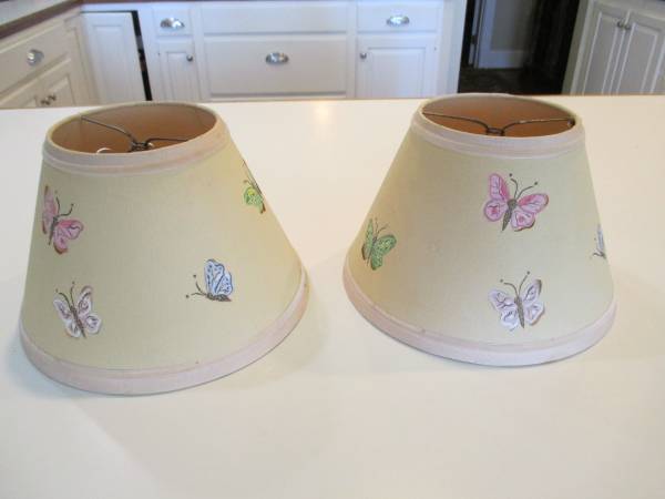 vintage lamp shades - pair 1
