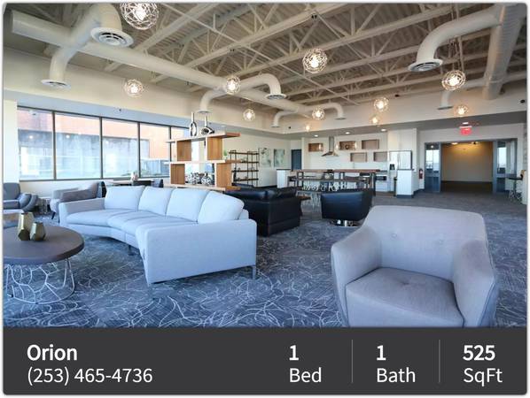 $1,325 / 1br - 525ft2 - You've picked a great space! We're near public transport (Tacoma)63659728865793120