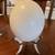 Beautiful Ostrich Egg and Ivory Stand 1 thumbnail