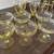 21 Antique Lancaster Yellow Topaz Glass Set Etched Lilly Pattern 4 thumbnail
