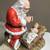 Kneeling Santa with Baby Jesus porcelain 2 thumbnail