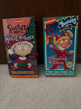 2 Nickelodeon Rugrats VHS tapes - Vintage 1