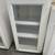 3 Piece White Wet Bar Cabinet Set Solid Wood Used Good Condition 7 thumbnail