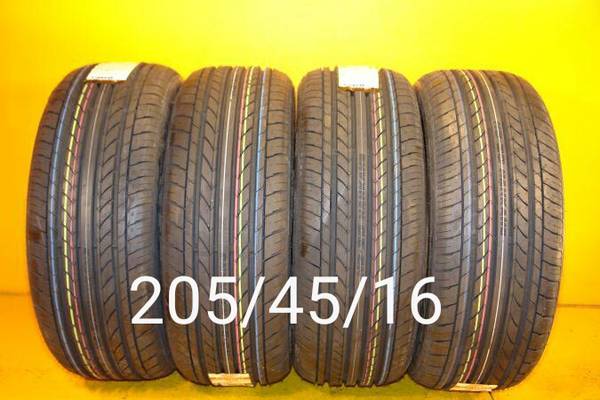 4 New Tires 205/45/16 llantas nuevas 1