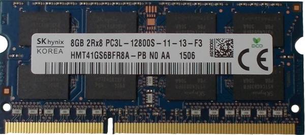 DDR3 8GB PC3L-12800 dual rank low power Laptop Memory SODIMM 1