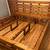 Custom One of a Kind King Size Bed Frame w/ matching trunk available 2 thumbnail