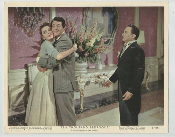 Dean Martin - 1957 Original COLOR Photograph - Ten Thousand Bedrooms 1