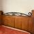 Solid Wood Rustic Queen Bed Frame - Wrought Iron Accents - $60 OBO 2 thumbnail
