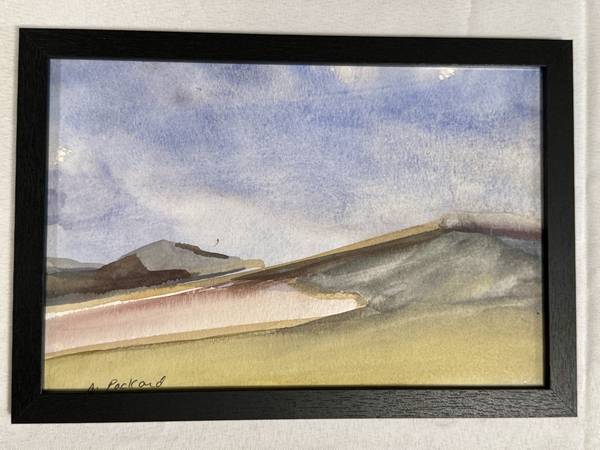 Anne Packard Original Watercolor 6x9 "Dunes" 1