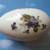 vintage Lefton NE2209 Egg Shape Trinket Box . Woodland Violets 1 thumbnail