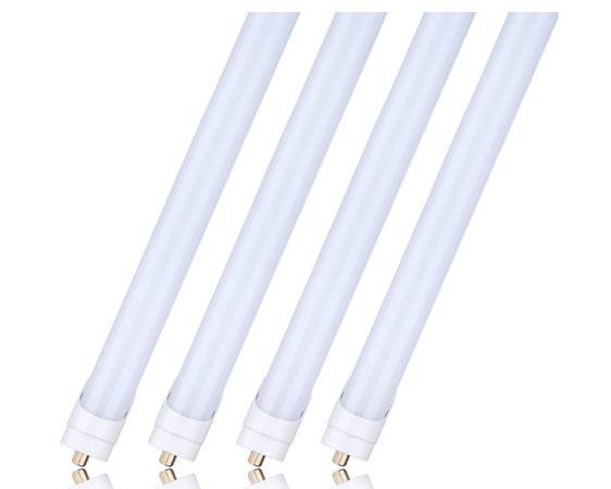 8 ft LED tube light bulb 5000K- replaces - Fluorescent tube light bulb 1