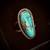 Genuine Vintage Native American Turquoise & Sterling Silver Ring (Size 6.5) 1 thumbnail