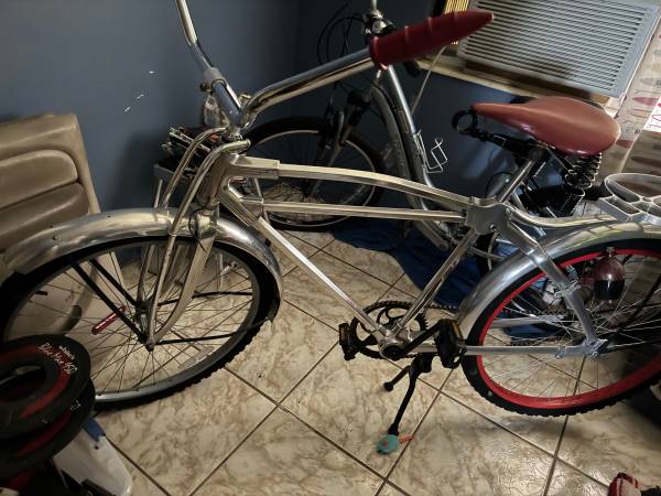 1948 silver king Monarch bike frame hexagon 1