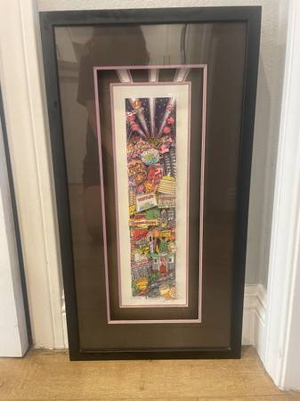 Charles Fazzino Twilight L.A. - 297/400 DX - SIGNED, FRAMED 1