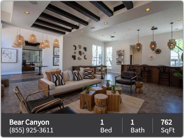 $1,293 / 1br - 762ft2 - Beautiful 762 Sq Foot 1 Bed / 1 Bath with lovely quiet surroundings (Tucson)63674756157699120