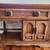 SOLID WOOD SERVER SIDEBOARD TABLE WITH BLACK TOP 6 thumbnail