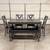 New Gray 6 Piece Dining Set - Table and Chairs and Bench (Can Deliver) 1 thumbnail