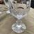 Heavy clear glass goblets 2 thumbnail