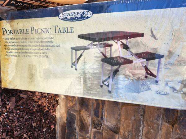 New camping table 1
