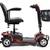 Equate Mobility 4-Wheel Motorized Power Scooter, Red 2 thumbnail