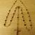 Fashion Gold w/ Gold and Black Bead Rosary Necklace Rose8 1 thumbnail