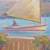 Ernest Principato (1945-) Summer Sailing Original Oil Painting 5 thumbnail