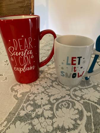 2 HOLIDAY MUGS both for $2.00 1