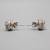18K White Gold Moissanite & Diamond Stud Earrings (2.00 CTW& 0.80 CTW) 5 thumbnail