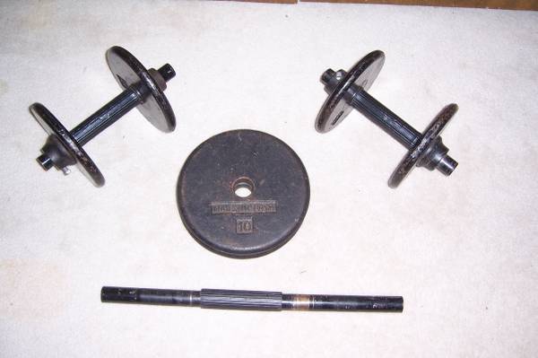 WEIGHT LIFTING DUMBBELLS + More Assorted Fitness Equipment 1