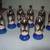 Vintage Duncan Mold Hand Painted Ceramic Medieval Chess Pieces 16 thumbnail