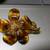 Vintage Joan Rivers Tortoise Lucite Flower Brooch, signed 1 thumbnail