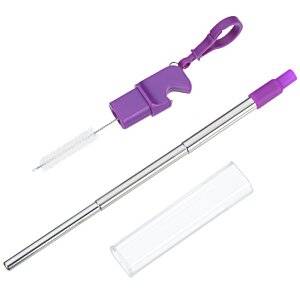 $2.50 Carabiner Straw Kit with Bottle Opener with Carabiner Brand New 1