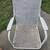 Vintage Deck Patio Furniture Pair White Wicker & Steel Spring Chairs 12 thumbnail
