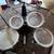 DRUM KIT blue to black fade DW PDP Maple M5 7 thumbnail