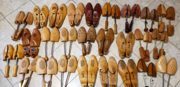 Antique, vintage and cedar shoe trees 1
