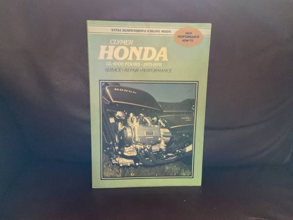 Clymer honda repair manual 1