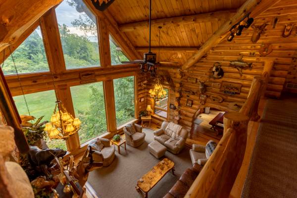 $790 / 6br - 5100ft2 - Book your Family vacation at beautiful river-front Edgetts Lodge! (Luther, MI)64037895754242122