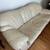 Beige Italian high grade Leather Sofa/couch 2 thumbnail