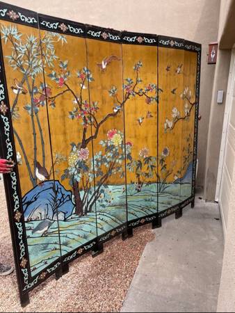 Asian Stunning Room Divider 2 sided(6 panels) 7 feet 1