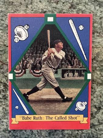 Babe Ruth "The Called Shot" 1992 Card 1