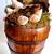 Chinese Wood Tub Sea Shell natural 7 thumbnail