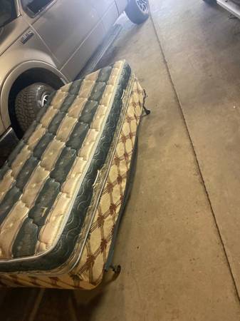 Free super signal bed.   Mattress Box spring and frame. 1