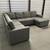 Gray Sleeper Sectional Couch 7 thumbnail